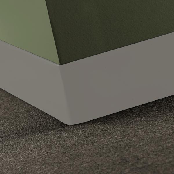 Traditional Vinyl #32 Pebble sans pied base murale 4" x 120' - 1/8"