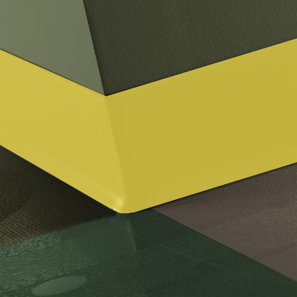 Traditional Vinyl #TG7 Canary Wallbase 6" x 120' - 1/16"