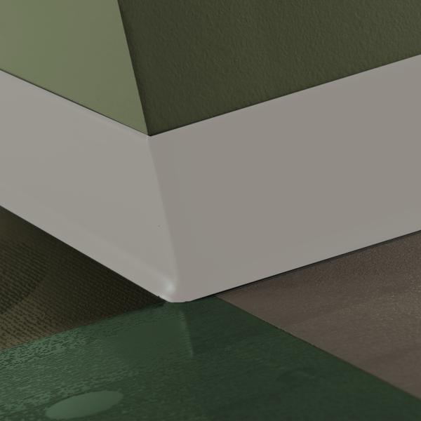 Traditional Vinyl #VL2 Whispering Mist Wallbase 6" x 120' - 1/16"