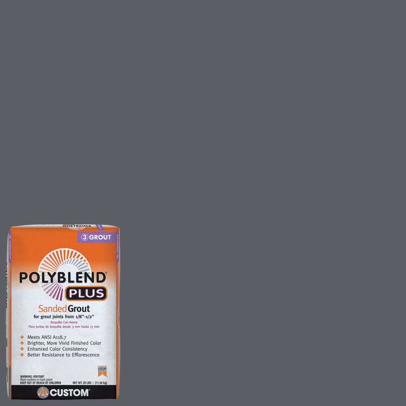 Custom Building Products Polyblend Plus #647 Brown Velvet 25 lb. Sanded Grout