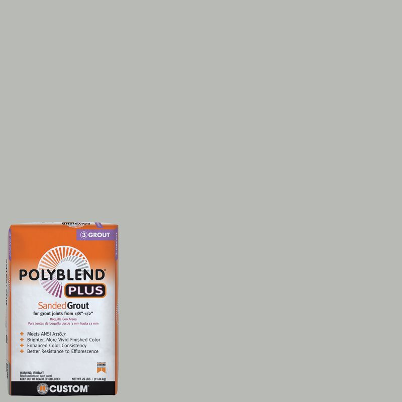 Custom Building Products Polyblend Plus #647 Brown Velvet 25 lb. Sanded Grout