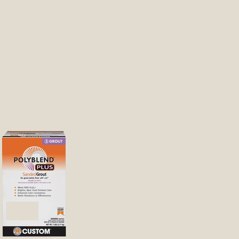 Custom Building Products Polyblend Plus #11 Snow White 25 lb. Sanded Grout
