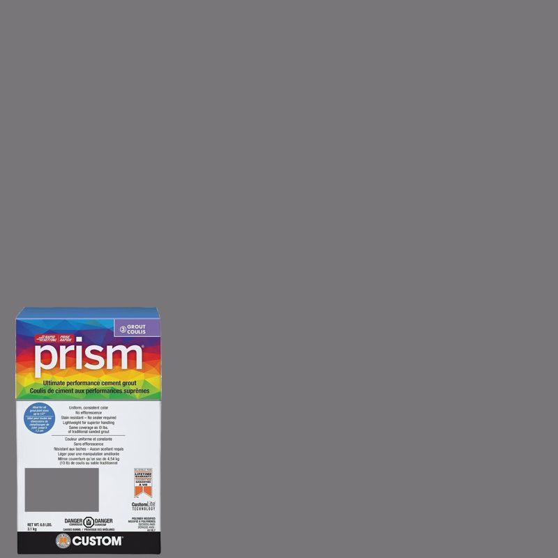 Custom Building Products Prism #19 Pewter 17 lb. Ultimate Performance Grout