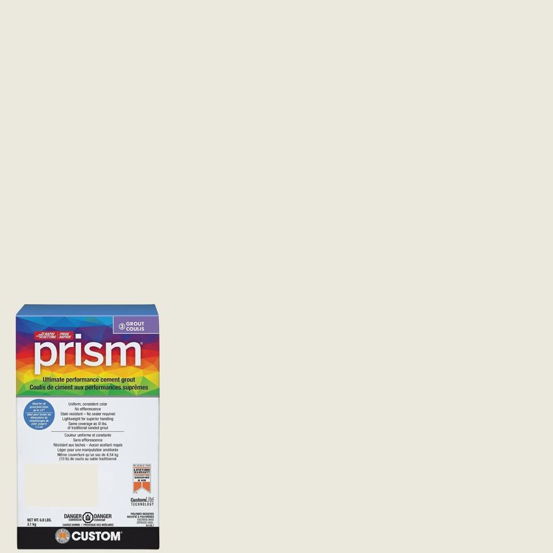 Custom Building Products Prism #381 Bright White 17 lb. Ultimate Performance Rapid Setting Grout