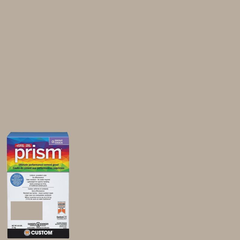 Custom Building Products Prism #386 Oyster Gray 17 lb. Ultimate Performance Grout
