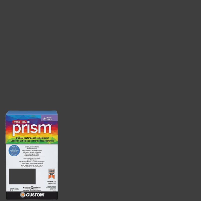 Custom Building Products Prism #60 Charcoal 17 lb. Ultimate Performance Rapid Setting Grout