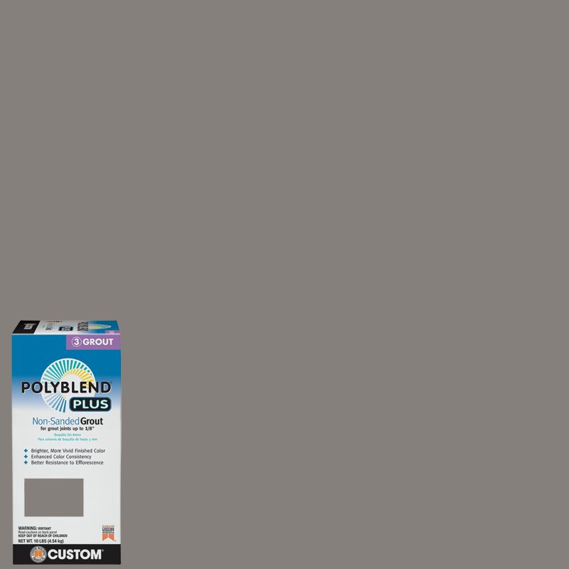 Custom Building Products Polyblend Plus #370 Dove Gray 10 lb. Unsanded Grout