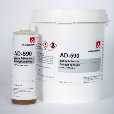Adhésif époxy AD-590 Adhésif époxyde réactif à deux composants 3.56 L