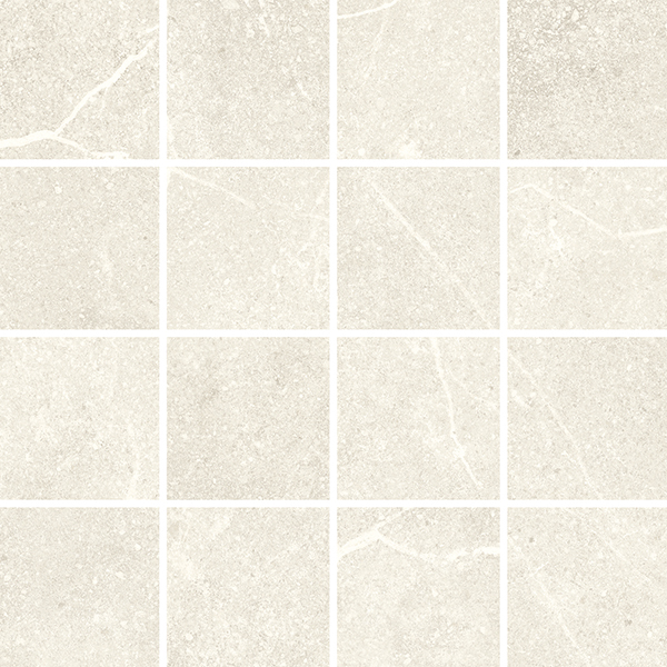 Mosaic Soapstone White Matte 12" x 12"