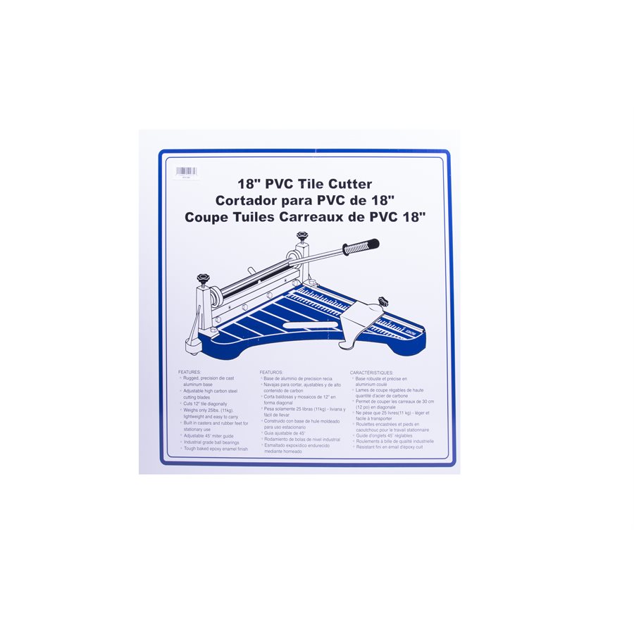 Premium Vinyl Tile Cutter 18" (455mm)
