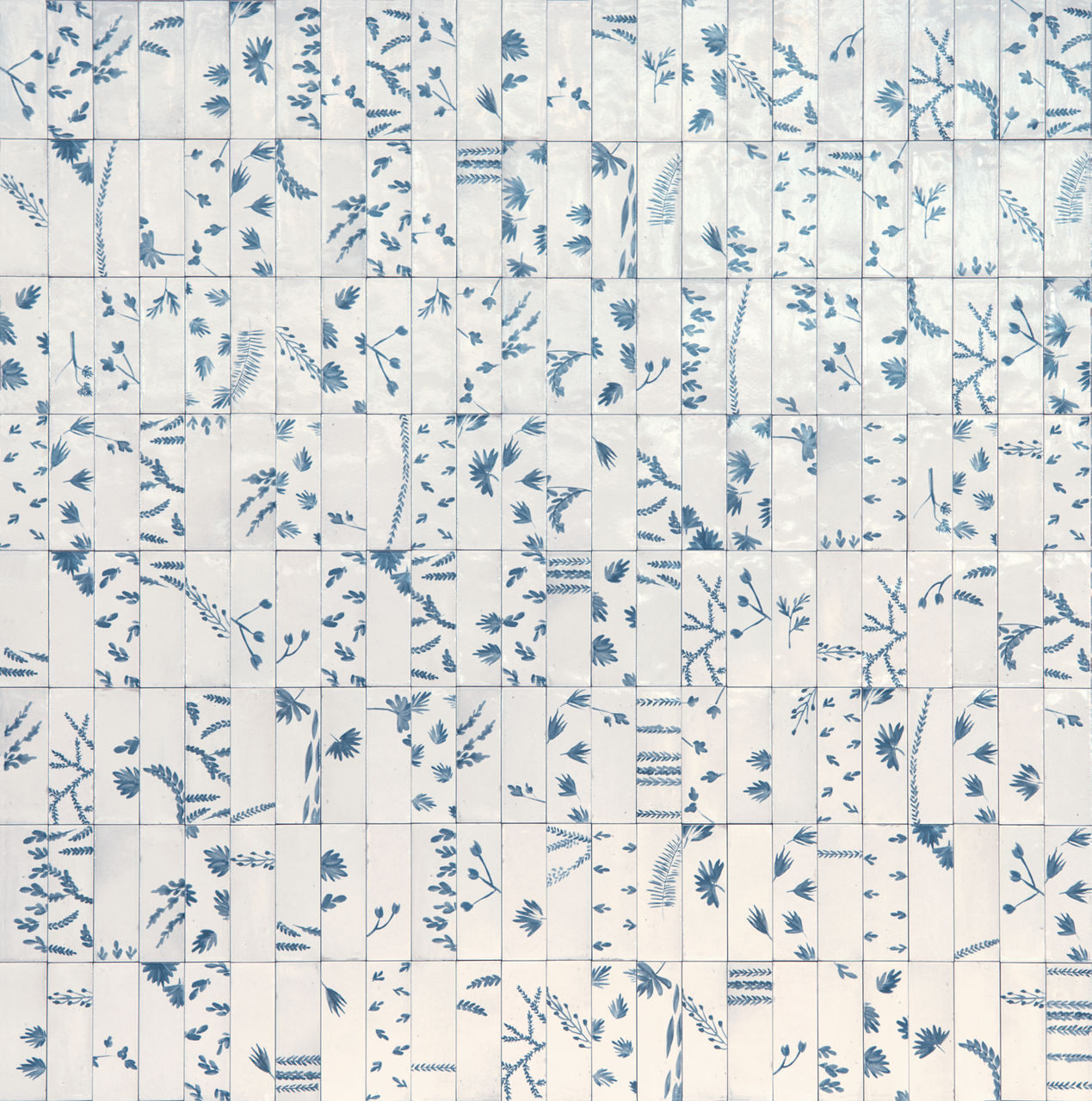 Marazzi - Wall Tiles Rice #RC50 Bianco Deco Leaf Glossy 2