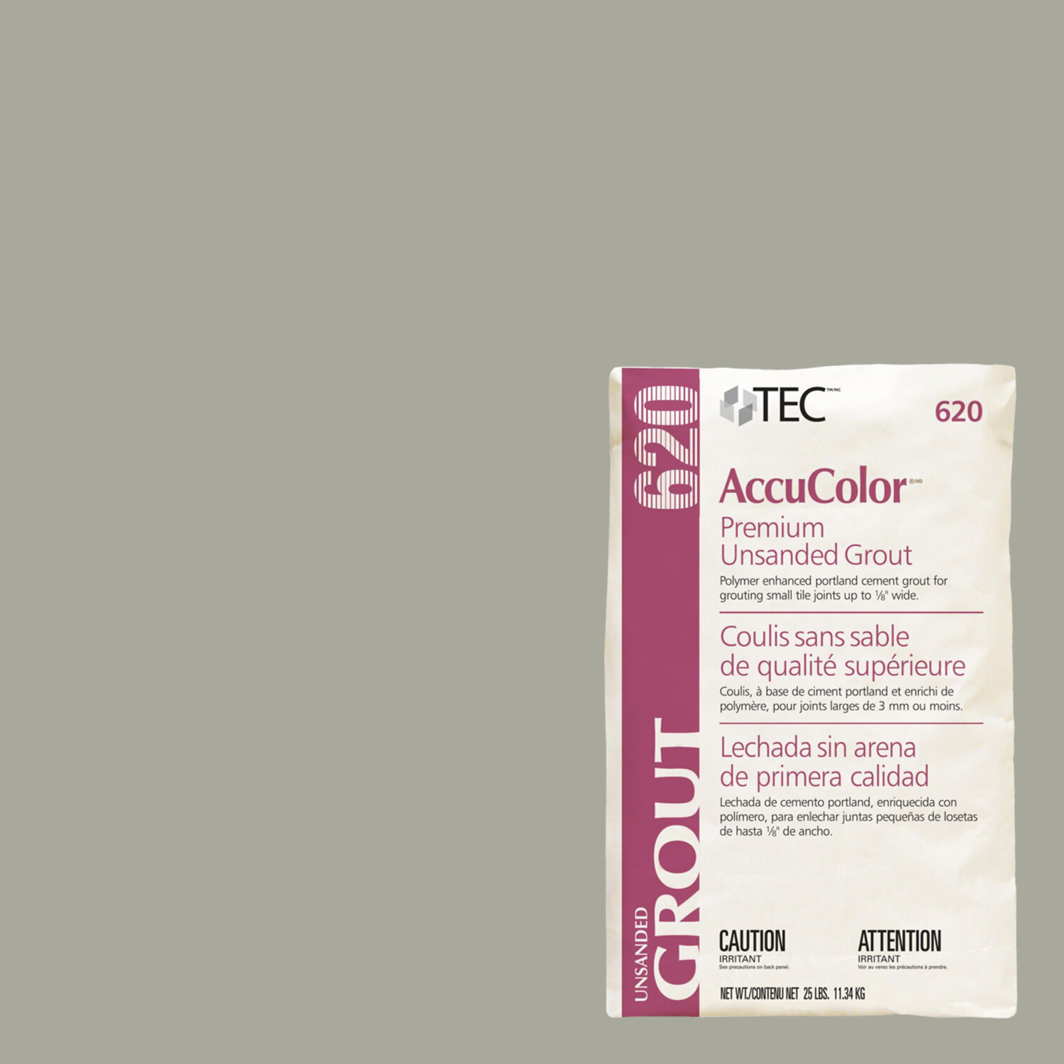 Tec - Unsanded Grout AccuColor Premium #934 Slate Gray 11.3 kg ...