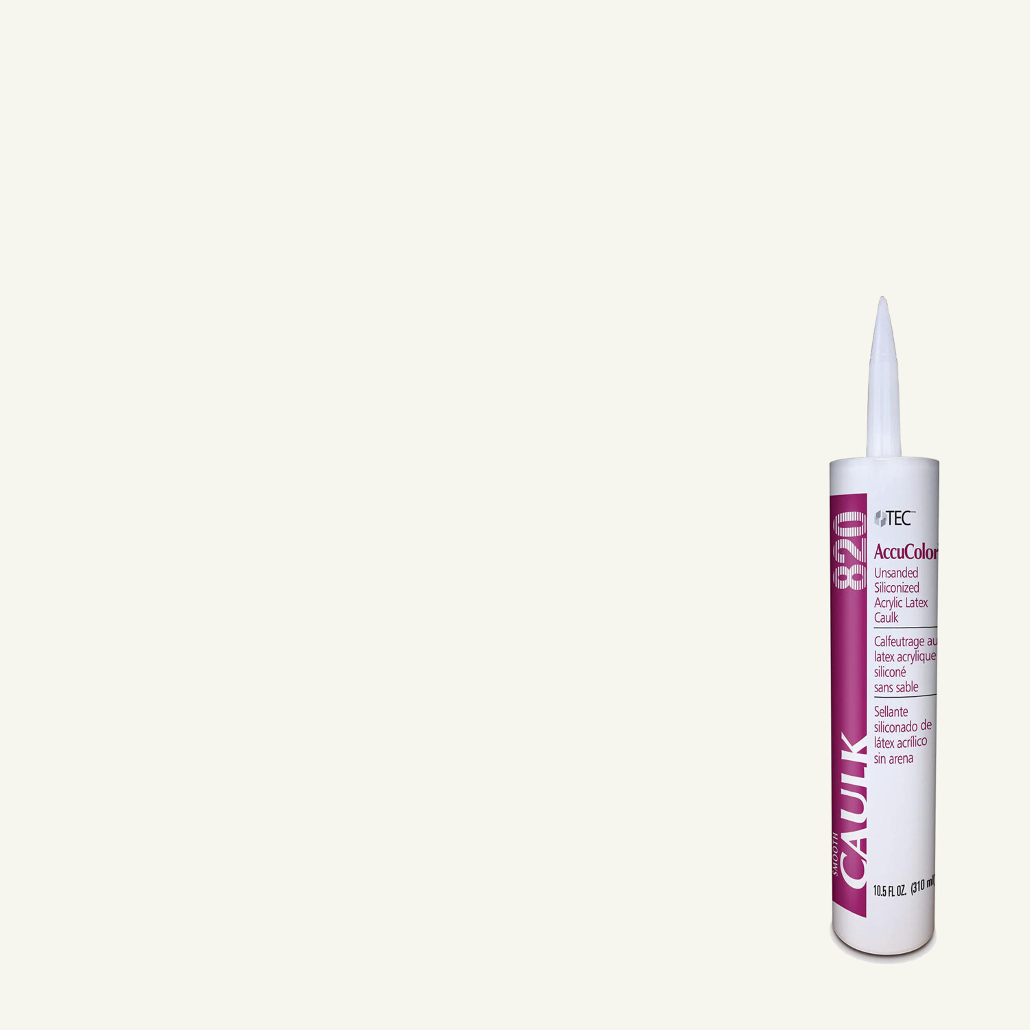 UnSanded Tile Caulk AccuColor #910 Bright White 310 ml