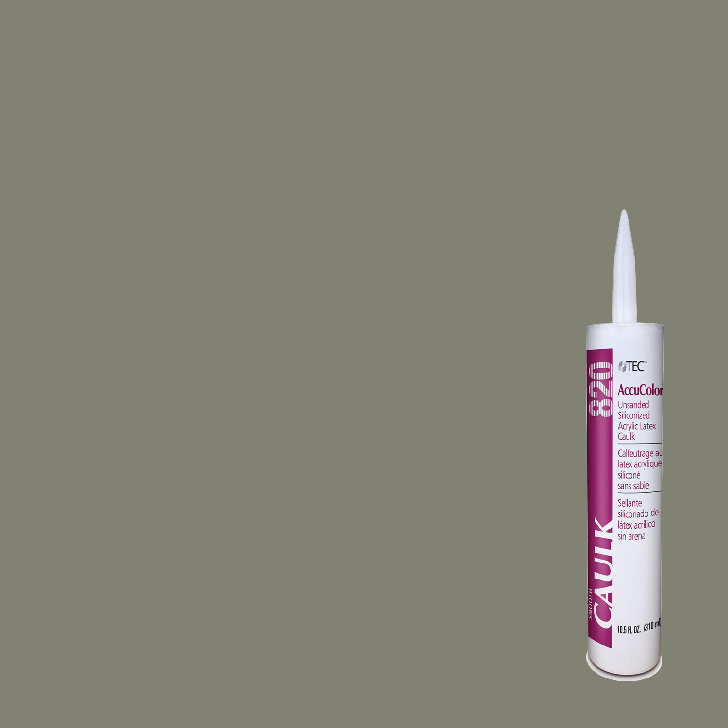 Unsanded Tile Caulk AccuColor #927 Light Pewter 310 ml