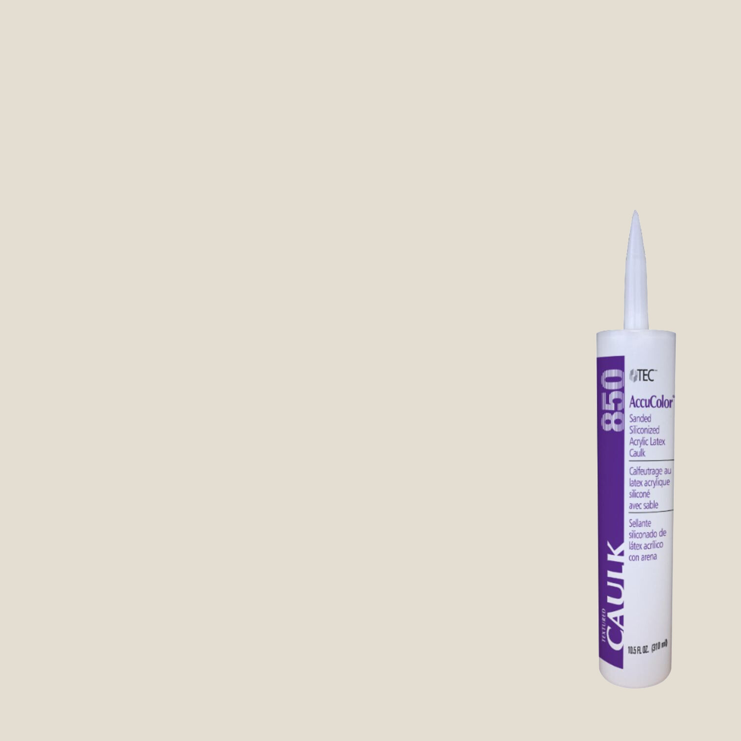 Sanded Tile Caulk AccuColor #909 Sterling 310 ml
