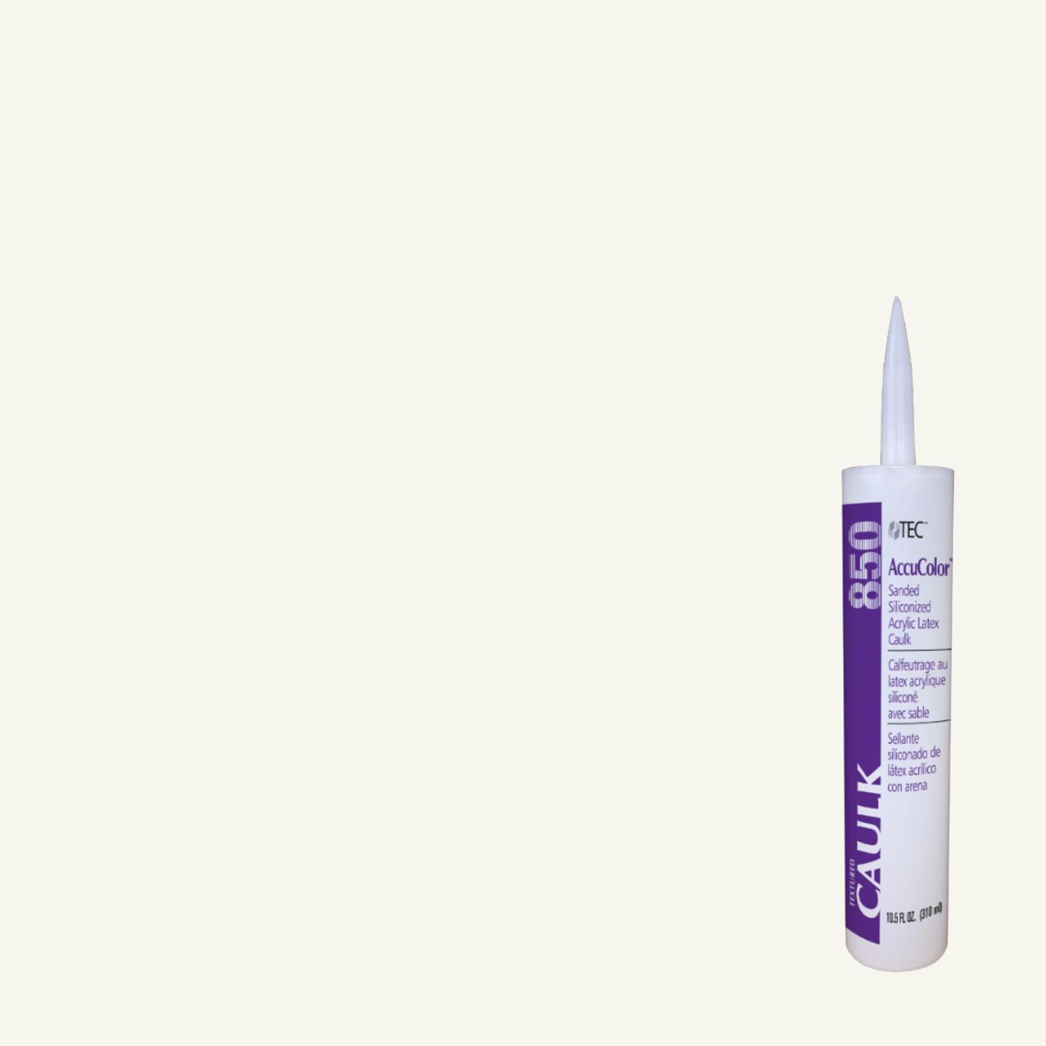 Sanded Tile Caulk AccuColor #910 Bright White 310 ml