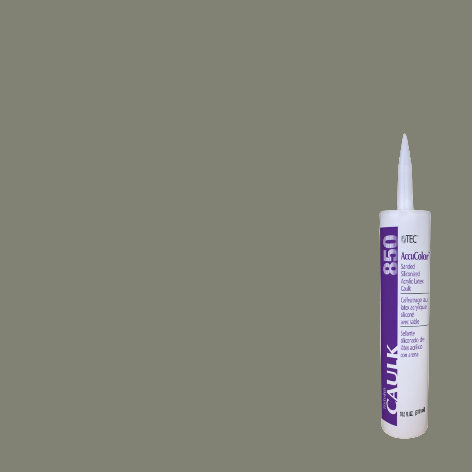 Sanded Tile Caulk AccuColor #927 Light Pewter 310 ml