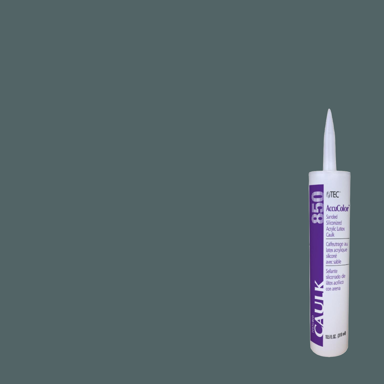 Sanded Tile Caulk AccuColor #929 Charcoal Gray 310 ml