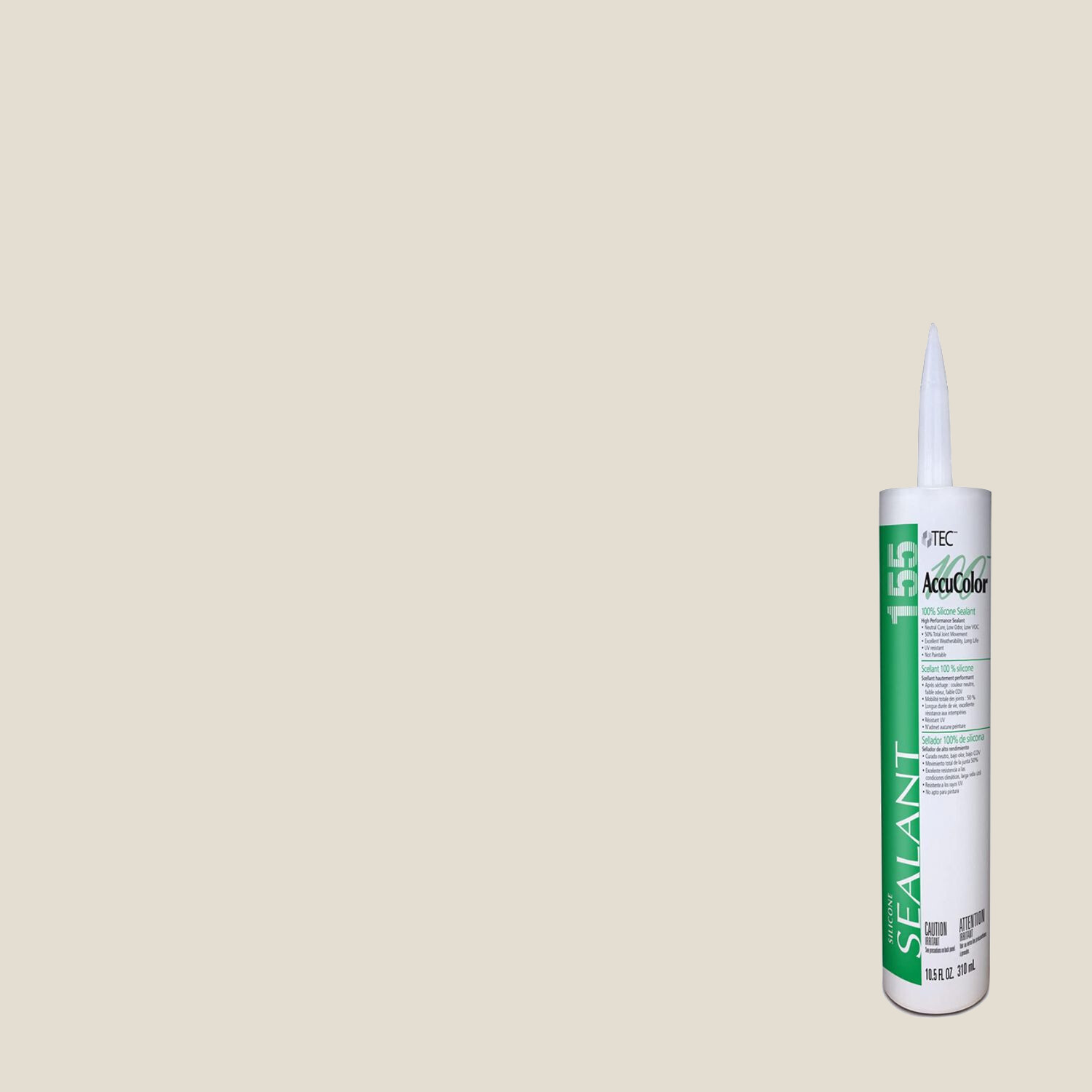 Scellant au silicone AccuColor 100 #909 Sterling 310 ml
