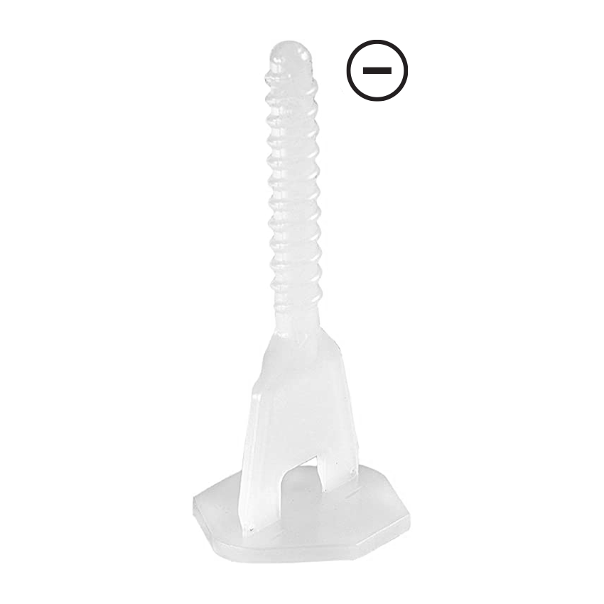 Support d'espaceur RLS VITE 1/16" pour carreaux de 3 à 15 mm d'épais (paquet de 100)