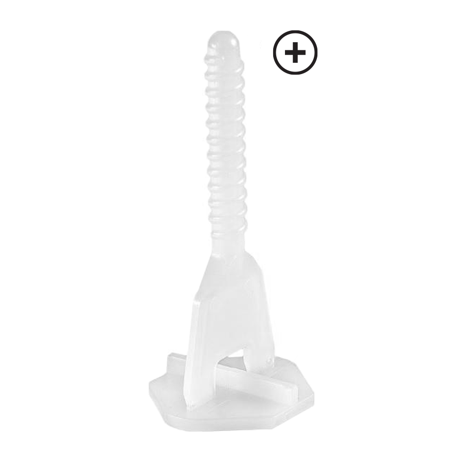 Tile Spacer Clips RLS VITE with "+" Shape 1/16" for 3 to 15 mm Thick Tiles (Pack of 300)