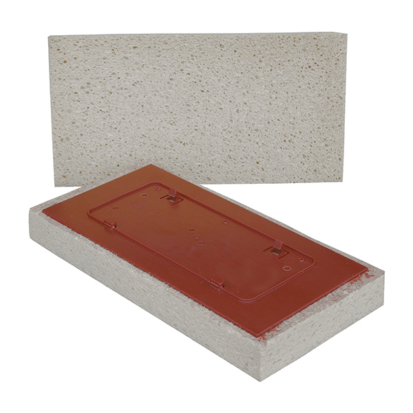 Éponge pour flotte à coulis Cellulose pour Epoxy 6-5/8" x 13-3/8" x 1-5/8"