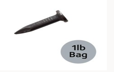 Halex Clous à béton 11/16" Calibre 10 - Sac 1 lb