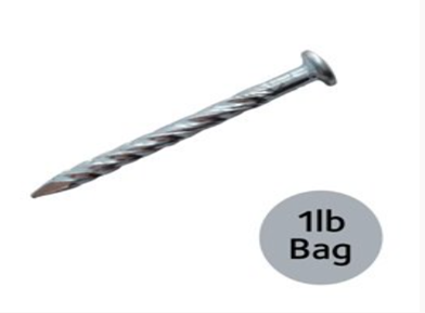 Halex Drive Screw Wood Flooring Nails 1 1/4" Silver - 1 lb bags