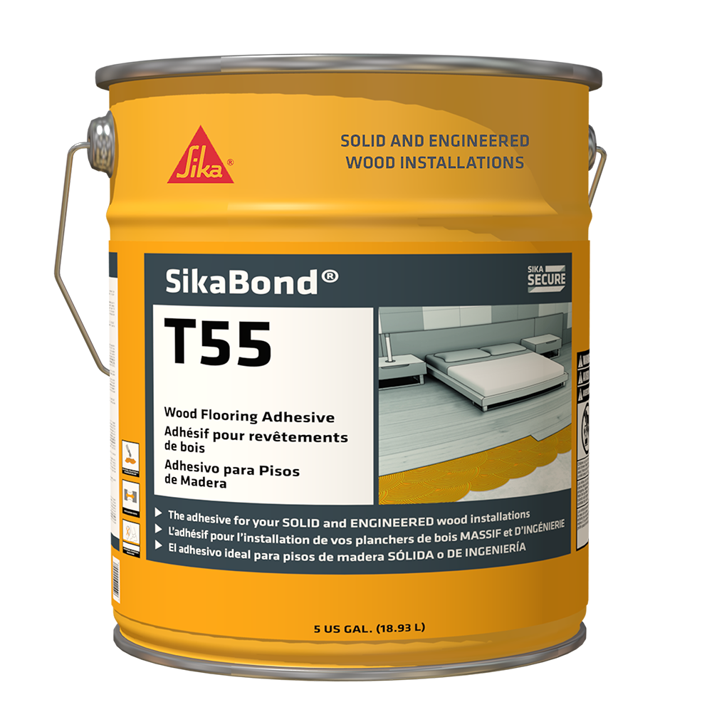 Sikabond T55 Polyurethane Adhesive for Wood Flooring - 18.9 L