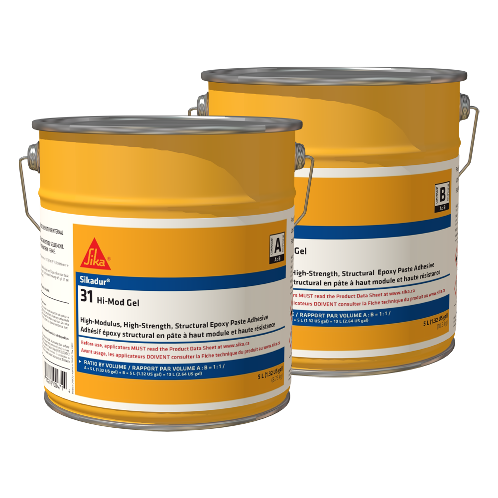 High-Modulus Paste Adhesive Sikadur-31 Part A + B - 10 L