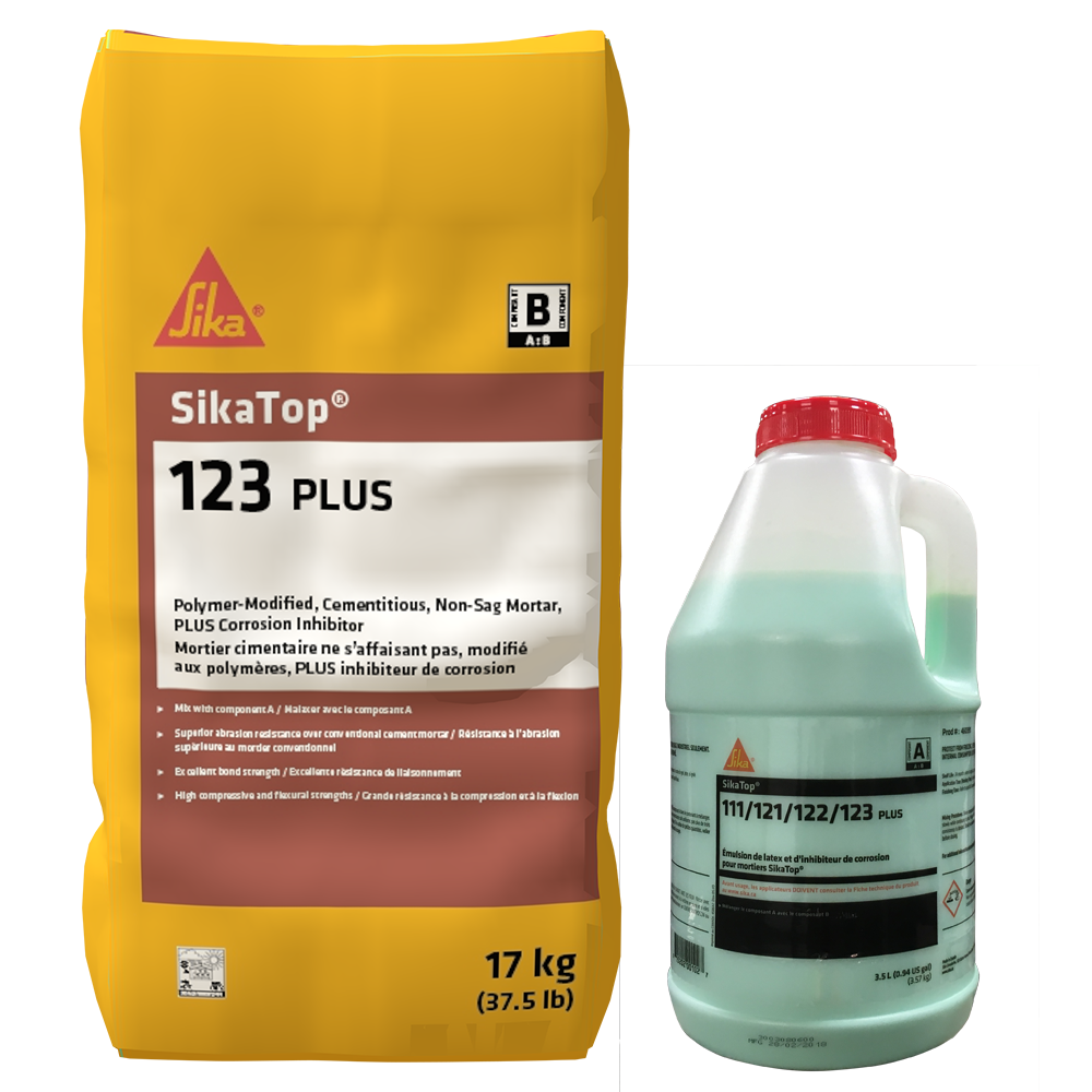 Mortar SikaTop 123 Plus Gray 4 part A + 4 part B - 82 kg
