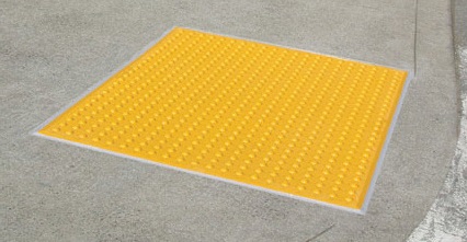 Tactile Tile Armor Tile Surface Applied #33538 Federal Yellow 36" x 48"