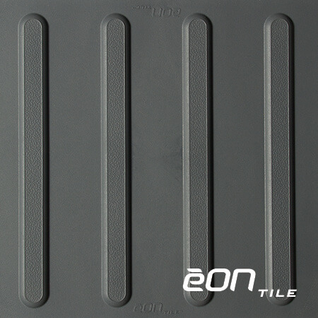 Tactile Tile Eon Tile with Bars Fine Ivory 12" x 12"
