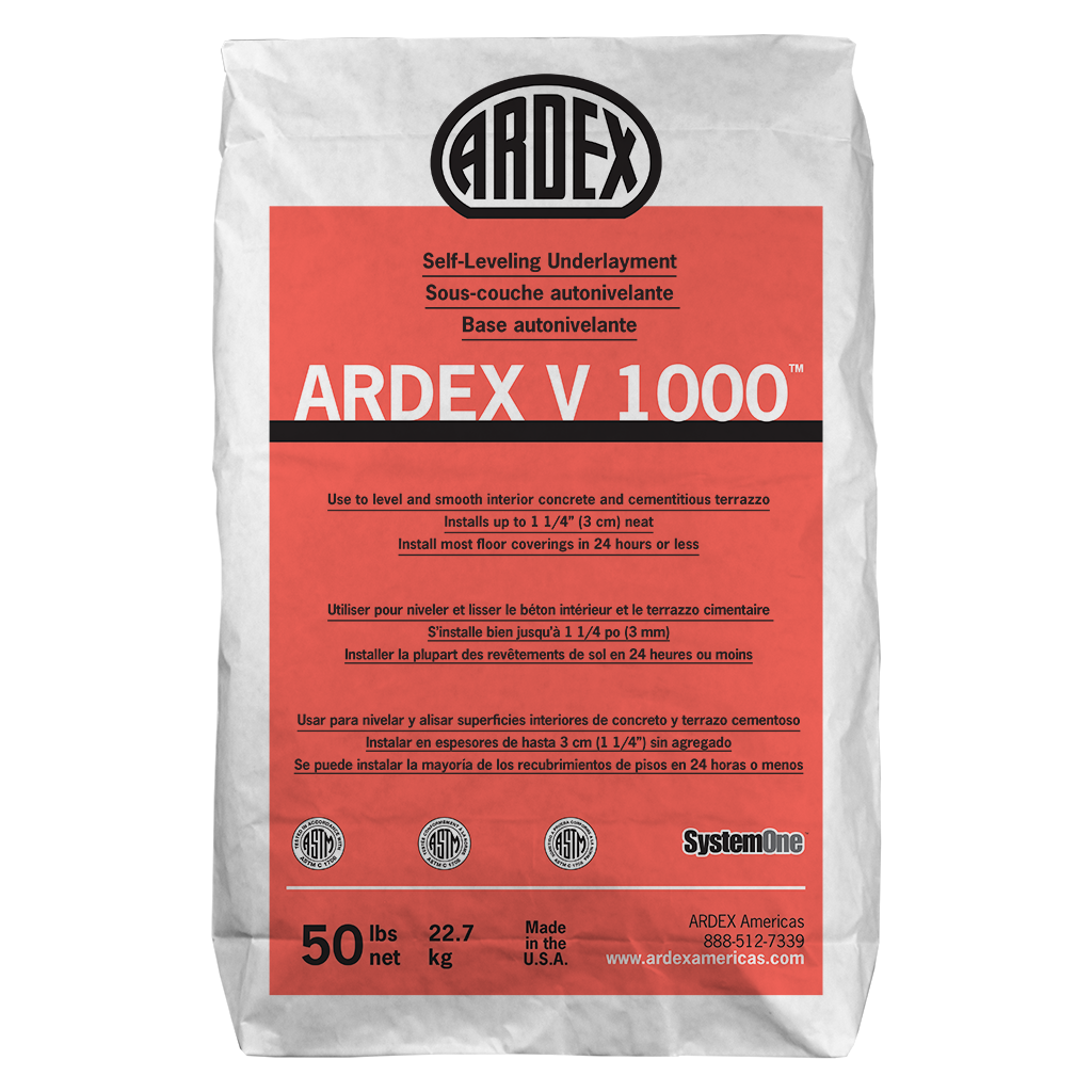 V 1000 Self-Leveling Underlayment - 50 lb