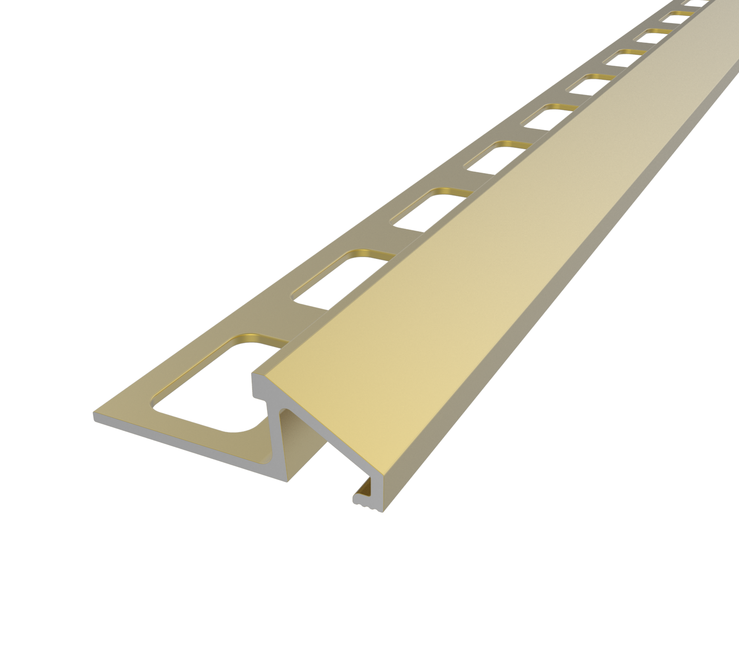 L-Shape Edge 5/16 in. Satin Anodized Aluminum Profile L-Shape Edge 5/16 in. Satin Anodized Aluminum Profile