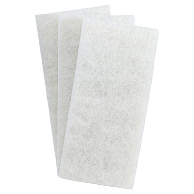 3M Doodlebug Tampon de nettoyage blanc 8440 - 4 5/8" x 10"
