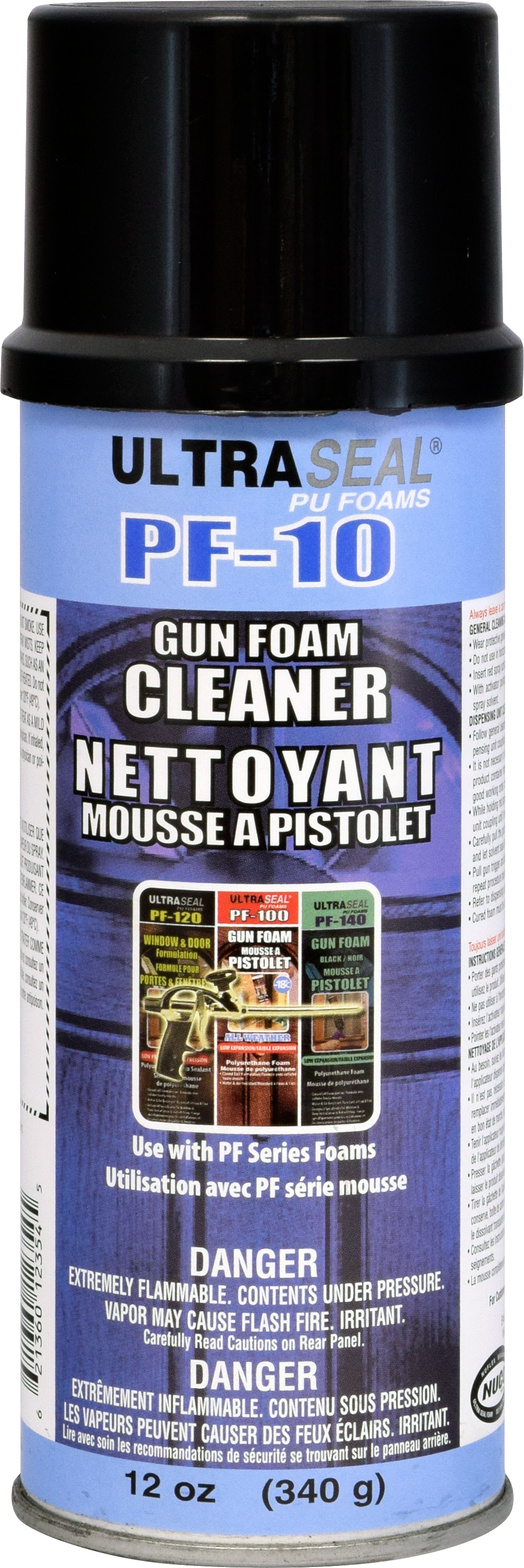 UltraSeal PF10 Nettoyant en mousse 12 oz