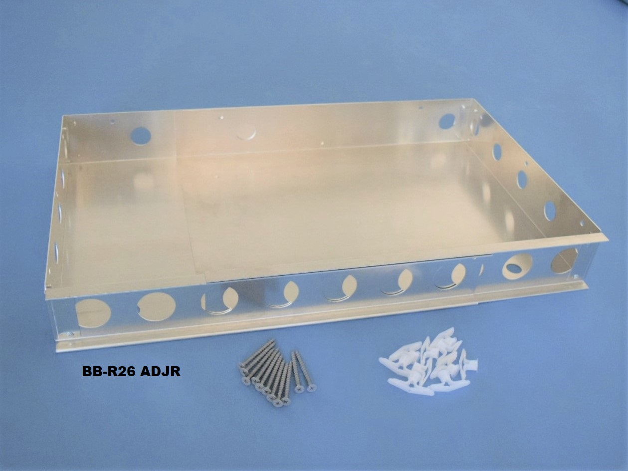 Banc de douche rectangulaire ajustable  - 3" x 14.5" x 19-32"