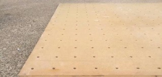 Advantage One Dome Drilling Template MDF 24" x 48"