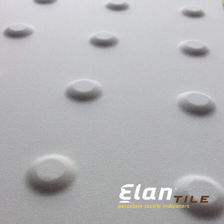 Tactile Tile Elan Tile with Domes Cultured Grey 12" x 12"