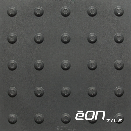 Tactile Tile Eon Tile with Domes Smoke Grey 12" x 12"