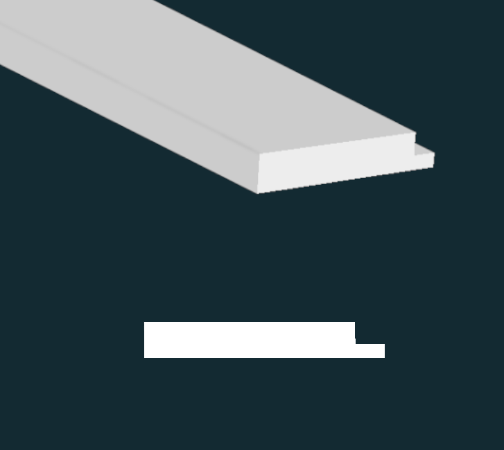 Wall Covering Wall Concept Elevation Wild Shadow L-Molding 96"