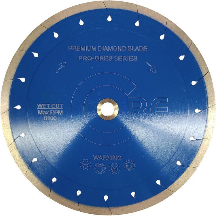 Wet Tile Saw Blade Segmented Diamond Monarch 10"