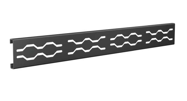 Linear Shower Grate Stainless Steel Black 2-1/2" x 24"