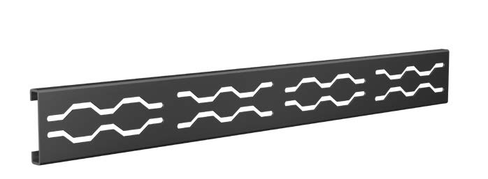 Linear Shower Grate Stainless Steel Black 2-1/2" x 36"