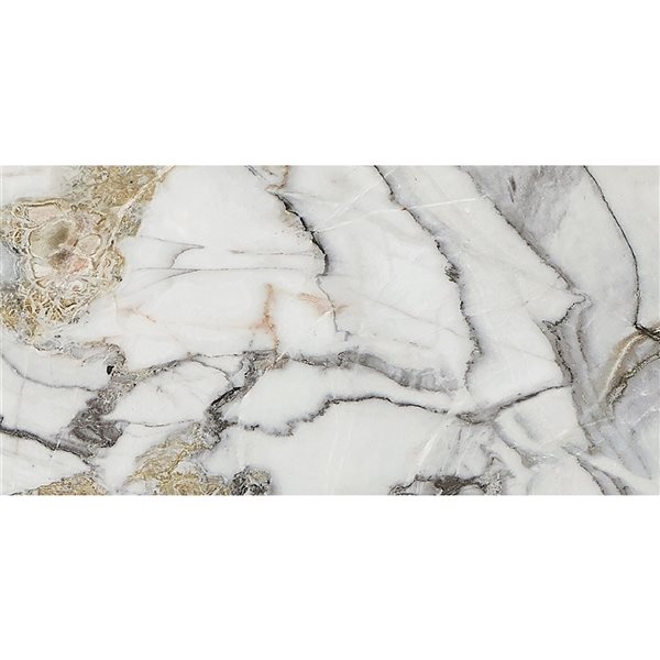 Mono Serra Marmo White 12 x 12 Ceramic Floor and Wall Tile