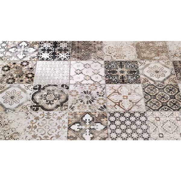 Mono Serra Marmo White 12 x 12 Ceramic Floor and Wall Tile