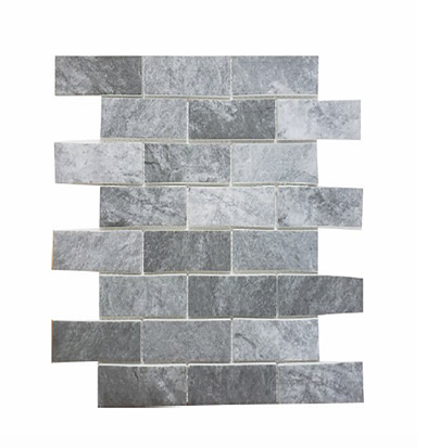 Mosaic Mosaics Gray Brick Matte 12" x 12"