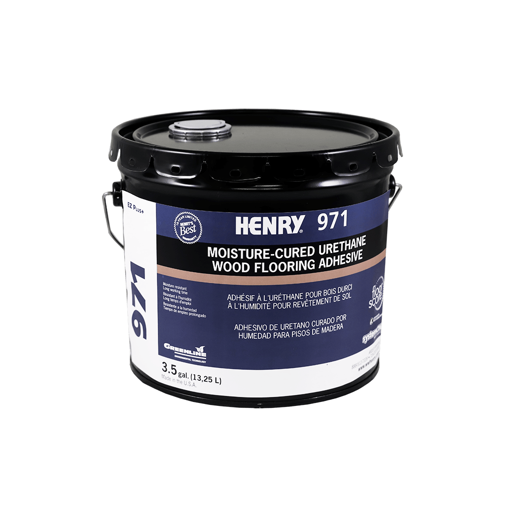 Henry 971 EZ Plus+ MoistureCured Urethane Wood Flooring Adhesive 13.25 L FloorBox