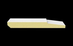 Baseboard Bevel Step - 5/8" (15 mm) x 5-1/4" x 10'